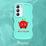 V&auml;rvitud muster Big Wave Edge pehme silikoon materjal Macaron telefoni &uuml;mbris p&otilde;rutuskindel kaitsev kummist korpus OnePlus Vivo Motorola Moto jaoks Vivo V30 Lite 5G roosa