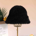 Uus naiste &auml;mbrim&uuml;ts Lambavillane kalurim&uuml;ts paksendatud soe kootud m&uuml;ts pl&uuml;&uuml;sist &auml;mbrim&uuml;ts One Size