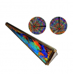 Kosmose Kaleidoskoop Unikaalsed Mitmev&auml;rviliste Mustrite Klastrid 10 Kaleidoskoop | Kunstniku Premium Kaleidoskoop