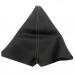 Universaalne PU-nahast k&auml;igukangi gaiter auto k&auml;igukangi hoob pakiruumi tolmukate Auto stiilitarvikud k&auml;igukangi nupp kollane