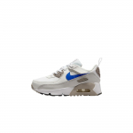 Nike Air Max 90 EasyOn PS Summit White Racer Blue Laste tossud Kreemikas College-Hall HF6357-105 28