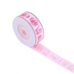 10 jardi/rull IT IS A GIRL Baby Shower Ristimispeo Soodus Kingitus Paint roosa