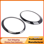 BMW Mini Cooper One R50 R52 R53 2001-2006 esitulede r&otilde;nga katte katte paari kroom/musta esilaterna esipaneeli dekoratiivkate jaoks