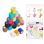 18x 1 inch Self Bandage Vet Tape Cohesive Wrap Stretch Fixation Guard Adherent for Wrist Ankle