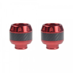 2 tk universaalsed alumiiniumsulamist mootorrattad kukkumiskaitse plahvatuskindlad esihargi tassid liugurid Crash Moto Safty tarvikud punane