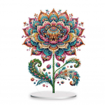 &Uuml;mmargune + erikujuline teemantmaalimise t&ouml;&ouml;laua kaunistuste komplekt 5D DIY teemantmaalimise lauakaunistused kontori t&ouml;&ouml;laua sisekujunduseks