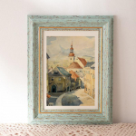 Euroopa klassikaline retrofotoraam &ndash; laua- v&otilde;i seinaripp (6, 5, A4 tolli) pulmastuudio fotode jaoks 7-inch display table (can hold 12.8*17.9cm)