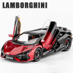 1:24 Lamborghini Revuelto Super sportauto sulamist auto survevalu m&auml;nguasi auto metallist m&auml;nguasi auto mudel Heli ja valguse tagasit&otilde;mbamise kollektsioon Laste m&auml;nguasi