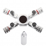 Multi Ways Distributor Akvaariumi regulaator CO2 Splitter Valve Fish Tank(4 viisi)