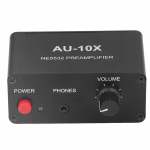 K&otilde;rvaklappide v&otilde;imendi 20 Db stereohelisignaali fonoeelv&otilde;imendi 3,5 mm k&otilde;rvaklappide RCA sisendiga