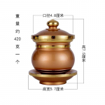 1 t&uuml;kk metalli, pakkudes veiniklaasi, Buddha ees, majapidamises, Guanyin, veepuhastuse ohvrikarikas, Buddha n&otilde;ud