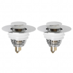 2 tk Vannitoa Valamu Kork Valamu Pop Up Valamu &Auml;ravool S&otilde;el Pistik Pesukausi Vannitoa jaoks