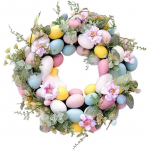 Lihav&otilde;ttep&auml;rgad v&auml;lisuksele, lihav&otilde;ttemunade uksep&auml;rg, 40 cm kunstlihav&otilde;ttep&auml;rg, v&auml;lisuks, v&auml;rviline lihav&otilde;ttemunade lehtedega p&auml;rg A