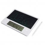 Elektrooniline kalender koos m&auml;rkmikuga Kellaaeg Kuup&auml;ev Temperatuur Niiskusn&auml;idik Laetav t&ouml;&ouml;laud