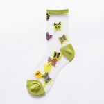 Suvised naiste sokid &Uuml;li&otilde;hukesed l&auml;bipaistvad kristallsiidist sokid Naiste multifilmid Jaapani kawaii armsad naljakad elastsed pikad sokid EUR 34-39