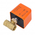 Mootoriga kuulventiil 2 juhtmega 2-suunaline normaalselt suletud DN15 messingist ABS s&uuml;nkroonmootor AC220V