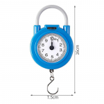 10 kg kaasaskantav rippuv mehaaniline kaal kalapagasidele k&ouml;&ouml;gikaal, riputatav &uuml;lit&auml;pne digitaalne k&auml;eshoitav vedrukaal sinine