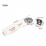 Must roostevabast terasest vargusvastane tabalukk paksu turvapoldiga kappidele.