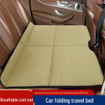 Universaalne Kokkupandav Auto Voodi: Tagumine istme jahutav magamispadi Black Rice Line Diamond Pattern