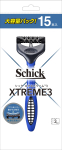 Schick Extreme 3 Raseerija (15 t&uuml;kki) sinine