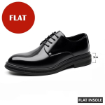 6/8cm Klassikalised Meeste Derby Kingad Platvormi K&otilde;rguse Suurendus Peokingad Ametlikud &Auml;ri Liftikingad Briti Pulma&uuml;likonna Kingad 38 black