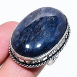 Sodalite Handmade 925 Sterling Silver Gift Jewelry Ring Size 7 g1h71