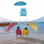 Child Folding Beach Chair Baby Camping with Umbrella Backpacking recliner for Backyard