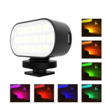 Rgb LED Videovalgusti 16 Lambipirni 750mah 7-v&auml;rviline Reguleeritav Valgus Fotograafia Foto Type-c RGB colorful models (PU564B)