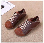 Vulcanizeeritud suvekingad naistele Harajuku pealet&otilde;mmatavad tossud Naiste laiad paeltega poolmokassiinid JK t&uuml;druku muulad tossud Uus CN 40