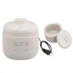 Mini elektriline hautamispott 200W 1L keraamiline supikeetja pudrukeetja kuivkeetmise vastane v&auml;ike aeglane pliit koos L(for 6.5-9kg)
