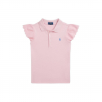 Polo Ralph Lauren T-s&auml;rk Ss24 Logo tikand &Uuml;hev&auml;rviline Varrukateta Suvine Laste pealmine osa Garden-Pink CWPOKNIG8020463-650 XL