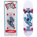 Tech Deck, Santa Cruz Handboard T&otilde;eline Mini-Rula, Laste M&auml;nguasi Poistele ja T&uuml;drukutele, Vanus 6+ (Kasuta ainult k&auml;si) gray