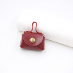 Mini Retro Simulatsioon V&auml;ike Kott Nahast Pagasitarvikud Miu Riputusn&ouml;&ouml;r Riputatav Ripats Tarvikud Sobitatud Stseeni Rekvisiitide Dekoratsiooniga One size veinipunane v&auml;rv