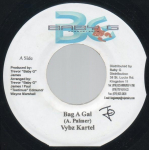 7-tolline plaat VYBZ KARTEL - Bag A Gal NONE Baby G Producti 2004 Jamaica Reggae, Ska & Dub Kasutatud