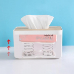 2 tk kudede jaoturi vedrutugi Automaatselt t&otilde;stetav vedrukoehoidja Lihtne &uuml;lesv&otilde;etav kudede konteineri &uuml;likond 90% karbi jaoks 2 Pcs