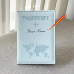 Kohandatud EL Euroopa Liidu passikate Paar Kaart Passiraamatu kaaned Naised Reisimine Personaliseeritud Pulmad Dropshipping