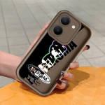 Pehme silikoonist ruudukujulise redeli mustriga telefoni&uuml;mbris, t&auml;ielikult kattev, kaamera p&otilde;rutuskindel kaitse, kummist &uuml;mbris Vivole Vivo V21 5G tumepunast v&auml;rvi