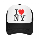 Ma armastan NY New York Unisex m&uuml;ts Vabaaja &uuml;hev&auml;rviline pesapallim&uuml;ts Reguleeritav Snapback Truckeri m&uuml;tsid naistele Unisex Adjustable