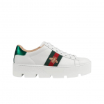 (w) Gucci Ace Tikitud Platvormtossud Valge EU 38W
