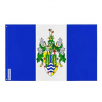 Drapeau - Nurga oja - 64 x 96 cm - Pol&uuml;ester - J&auml;lje rekto/verso - &OElig;illets en fer