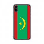 Coque iPhone &ndash; Drapeau Mauritanie &ndash; Supp &ndash; Plastikust l&auml;bipaistev &ndash; &Uuml;hilduv iPhone X