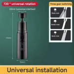 1 tk 3 kolme režiimi kraani pikendus metallisulamist peaga vees&auml;&auml;stja kodu pikendatud du&scaron;i pihustifilter must