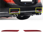 2 tk tagumine parem + vasak kaitseraua helkurvalgusti Mercedes Benz S-klassile W222 AMG black