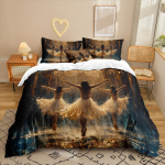 Animatsioonisari 3D digitaaltr&uuml;kk Kolmeosaline voodipesukomplekt Voodilina Tekikott 90 * 200 two-piece set