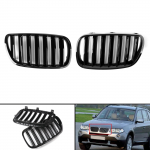 1 paar l&auml;ikivmustast esip&otilde;rniku iluv&otilde;ret BMW E83 X3 LCI Facelift 2007-2010 jaoks