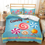 Pulgakomm tekk ja padjap&uuml;&uuml;r Magus voodipesukomplekt King size 3D laste tekikomplektid 2/3 osa kingitus poistele ja t&uuml;drukutele 135x200cm