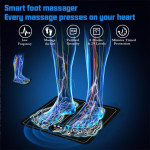 EMS jal massaažiseade impulss akupunktuuri padi kaasaskantav lihasstimulaatori plaaster mitme režiimiga vereringe parandamiseks