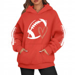 Naiste pusad Suurem&otilde;&otilde;tmelised dressipluusid, pikkade varrukatega vabaaja pullover kapuutsiga dressipluusid XL oranž