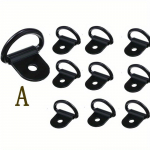 10 tk roostevabast terasest D-kujuline t&otilde;mbekonks sidumisankrud r&otilde;ngas rauast lasti sidumisr&otilde;ngas veoautode haagistele paatide tarvikud 10PCS