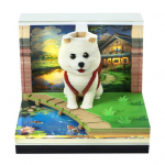 2026 Ajakava Kalender LED-valgusega 3D Koera Kleepuvad M&auml;rkmed &Auml;rarebitav Mini Laua N&auml;dalakalender Paberist K&auml;sit&ouml;&ouml;kunst M&auml;rkmepaber Lauakaunistus C